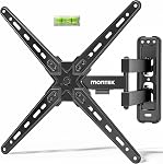 MonTEK Motion complète TV Montage pour la plupart des téléviseurs courbés plats de 23-65 pouces & Moniteurs, Tilt articulé pivotant TV Mont mural, montage mural TV Bracket Perfect Center Design Max VESA 400x400mm, jusqu'à 77lbs