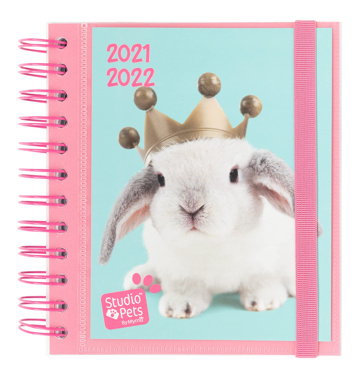 Grupo Erik - Agenda Scolaire 2021 2022 Studio Pets Dogs | Agenda Journalier D'Août à Juin - Agenda Spirale 14,5x16 Cm | Idéal Pour Le Collège Ou Le