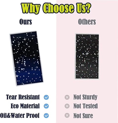 Miniatura 3 de 3 Paquetes - Mantel de Mesa Espacial, Cubierta de Mesa de Plástico con Tema de Galaxia, Cubierta de Mesa Desechable de Plástico con Estrellas para