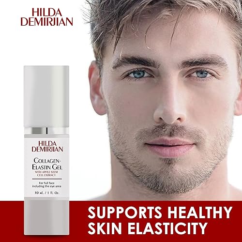 Miniatura 6 de Gel de colágeno y elastina con células madre de manzana, restaura el colágeno y tensa la piel, fórmula antienvejecimiento suaviza las arrugas y
