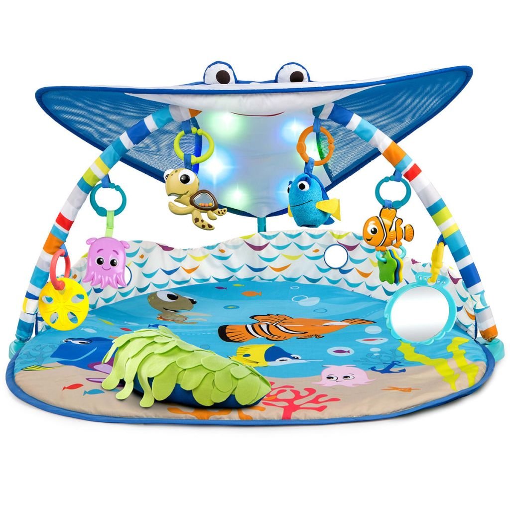 Bright Starts, Disney Baby, Finding Nemo Ocean Lights Baby Activity Gym