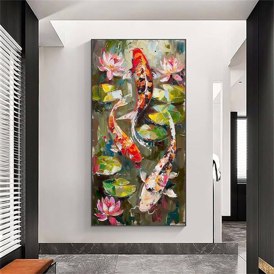 ⭐︎yoppy⭐︎DRT オリカラ　fish  diamond ⭐︎yoppy⭐︎DRT オリカラ fish diamond Koi Fish Diamond Art