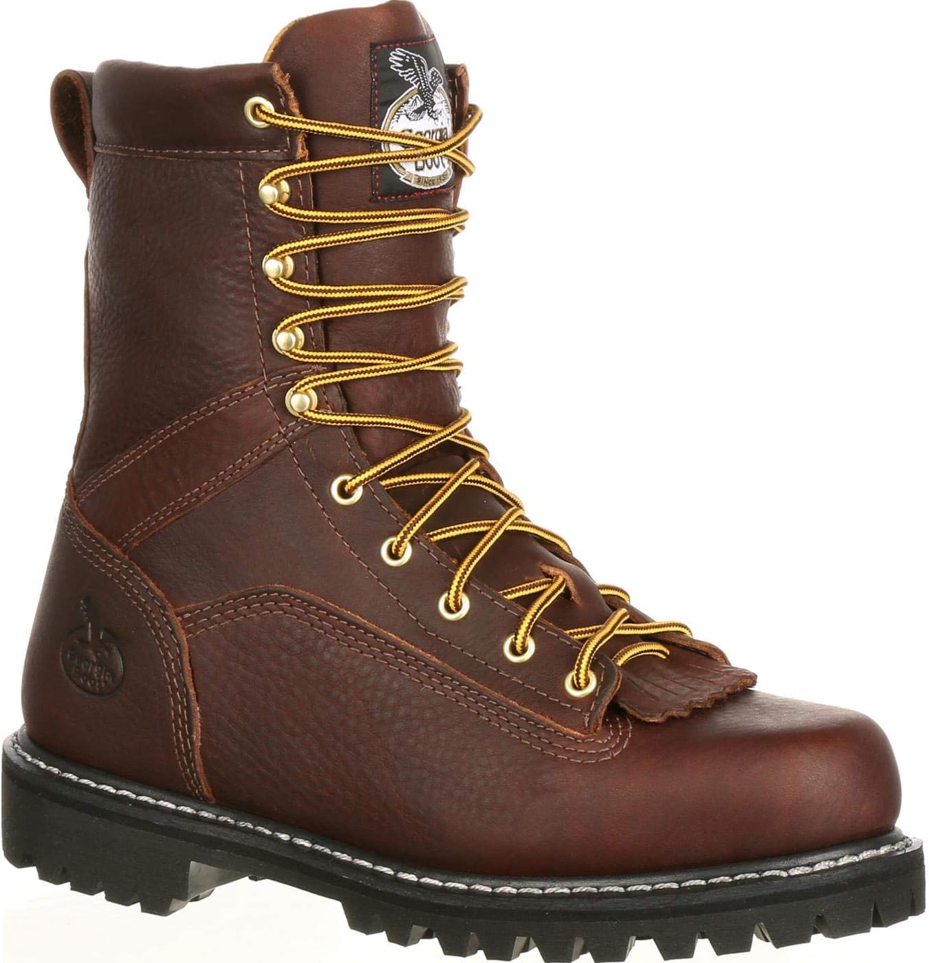 Leather Georgia Boots Homme Chaussure De Travail Georgia Boot Pour Homme  Georgia France Ubuy