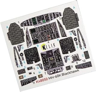 Reskit K48050-1/48 MH-60K Black Hawk Interior 3D Decals for Italeri kit 2666