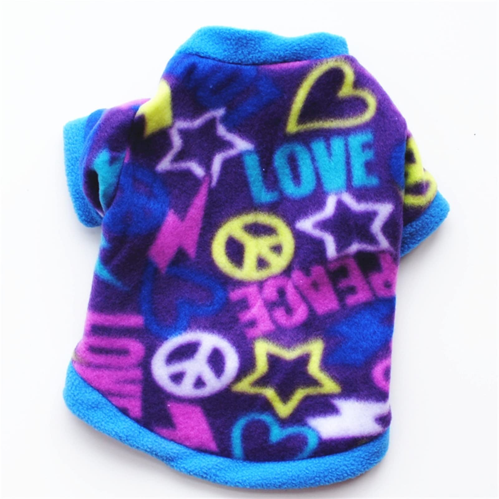 Manteau en polaire pour chien motif tête de mort coloris E taille M