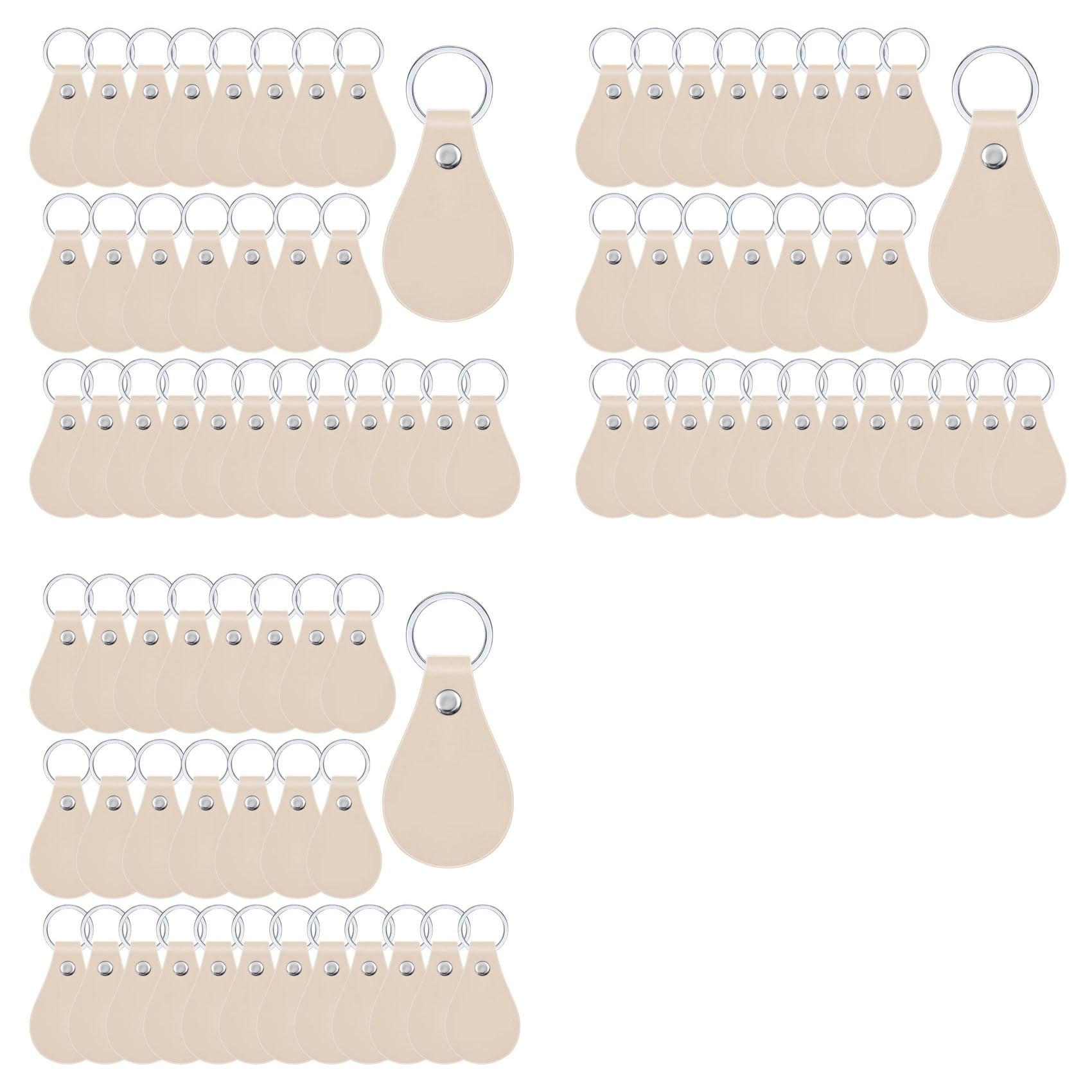 Porte-clés en cuir à personnaliser pour cadeaux faits maison et souvenirs d'événements
