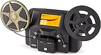 Kodak REELS 8mm & Super 8 Film Digitizer with 5" LCD Screen - Converts 3-9" Reels to MP4 on SD Card, Easy Frame-by-Frame Scanner