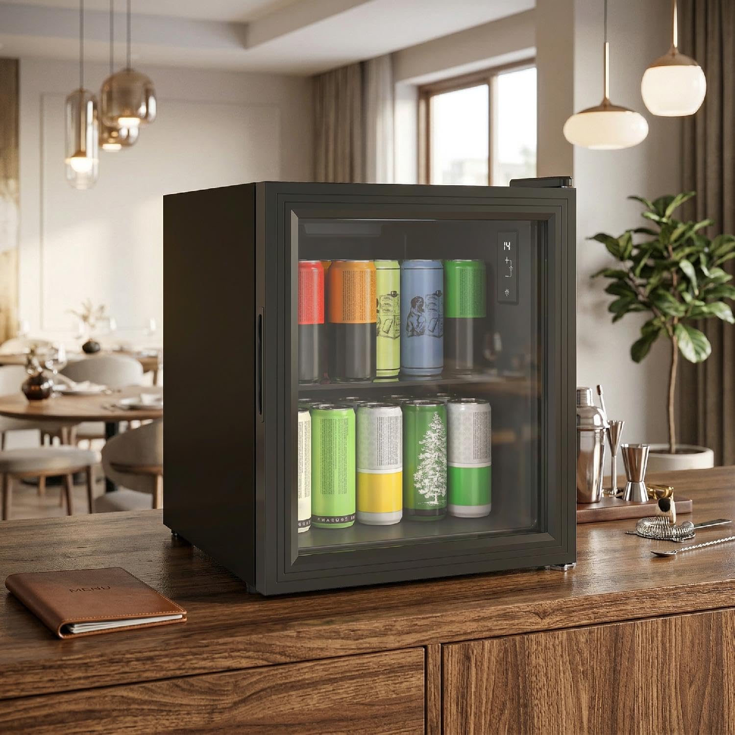 Mini Frigo Frigobar 46 Litri Classe D Raffreddamento Statico Nero
