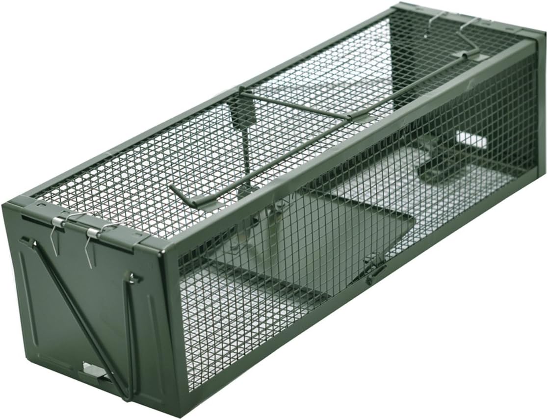 MATATALive Animal Humane Trap 2-Door Mouse Trap Cage for Chipmunk, Rats, Squirrels, Voles, Rodent and Small Size Pests
