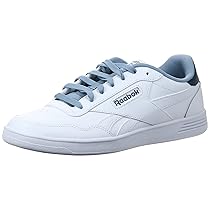 Reebok Court Advance, Scarpe da Ginnastica Unisex-Adulto, FTWRWHITE, LEISUREBLUE, Shadow, 42.5 EU