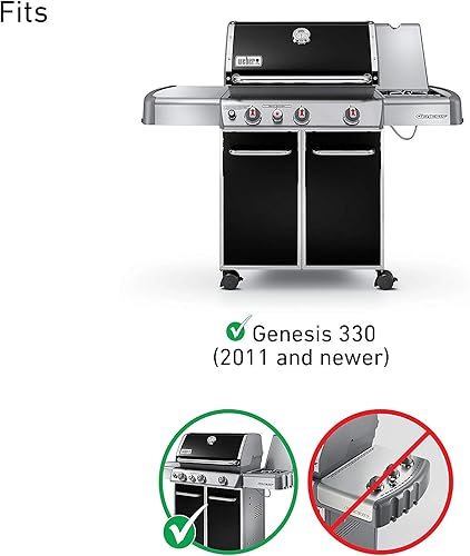 Miniatura 2 de Uniflasy 1836-13 7629 Kit de encendido de parrilla para parrillas de gas Weber Genesis 330 con control frontal (2011 - más nuevo), kit de encendido