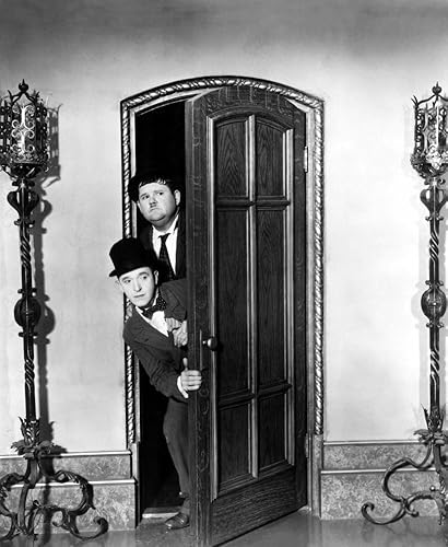 Posterazzi EVCPBDLAANEC039H Stan Oliver [Laurel & Hardy] Impresión fotográfica, 8 x 10