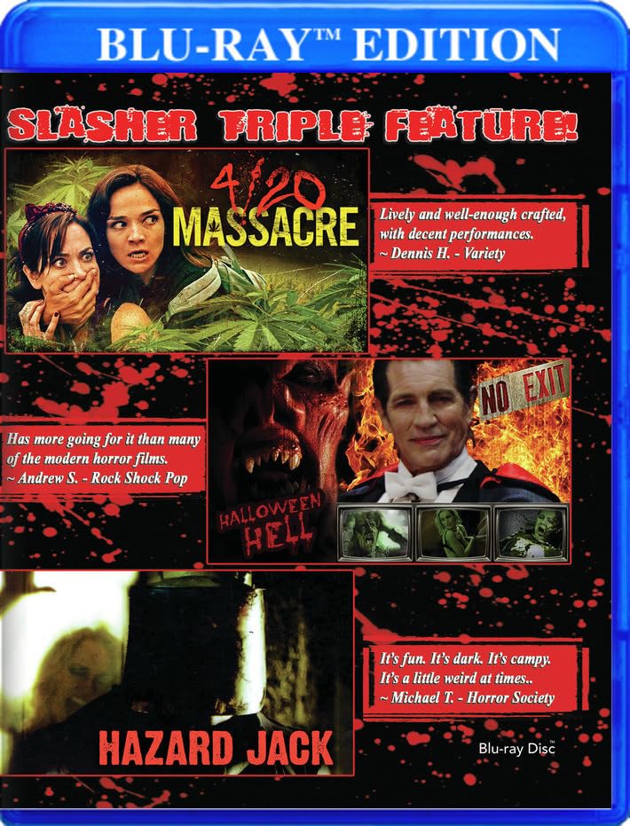 Triple Feature Slasher para tu maratón de Blu-ray en noches de Halloween