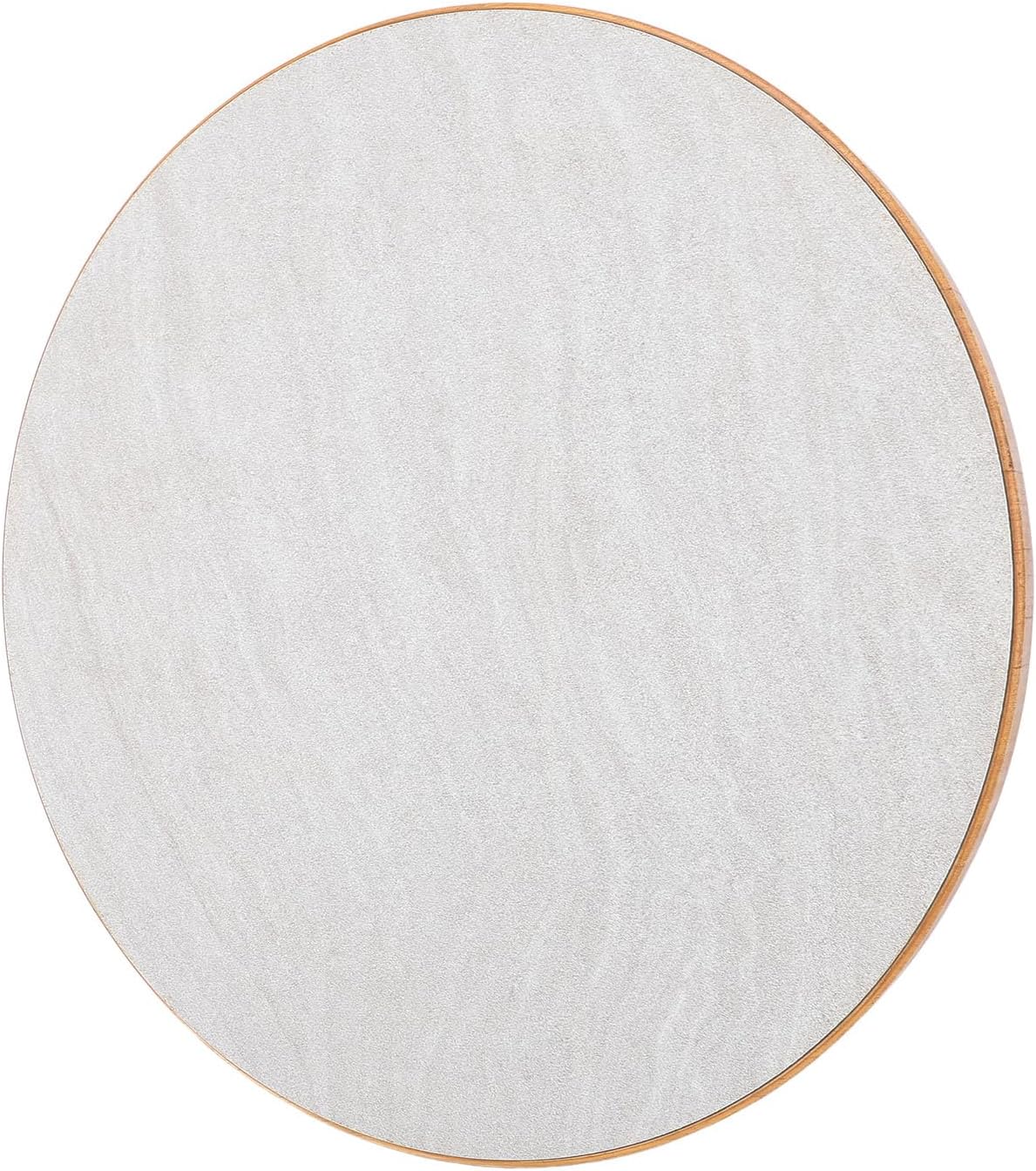 Keenso RV Round Table Top, 17.7in Solid Wood Anti Slip Dinning Tabletop with Mounting Screws for Boats Yachts Deck RV