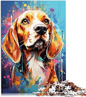 Comprar Puzzles Adultos 1000 Puzzles Animal Beagle Desafío educativo 26x38cm es ideal como regalo para toda la familia para los 14 años