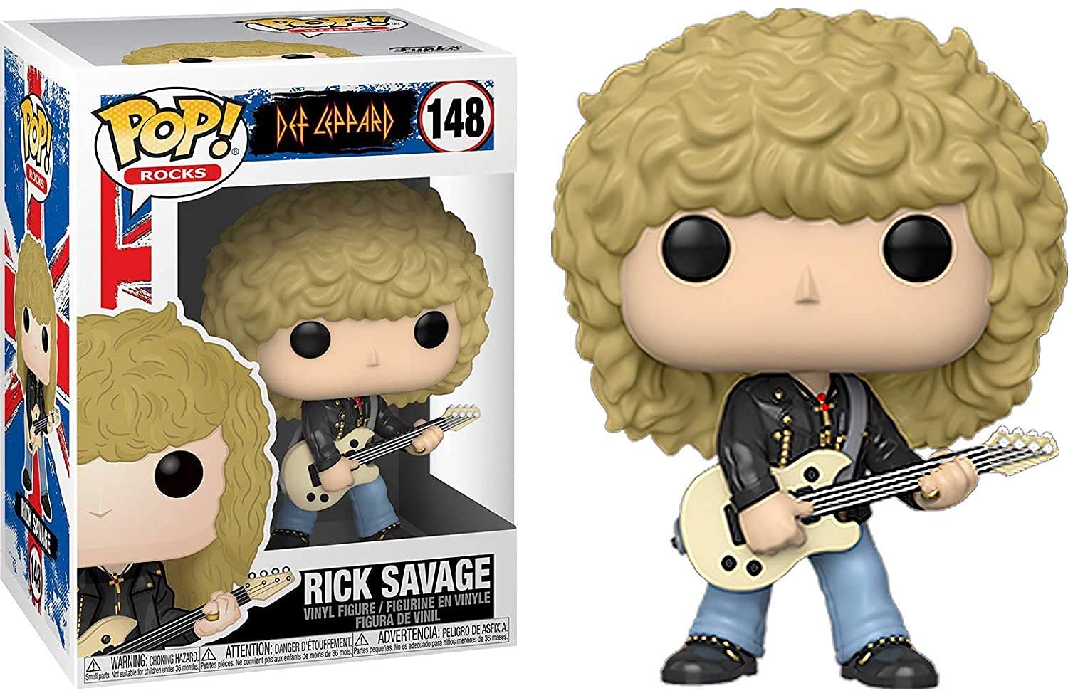 Pop! Rocks: Def Leppard - Rick Savage, Multicolor, Model:40126
