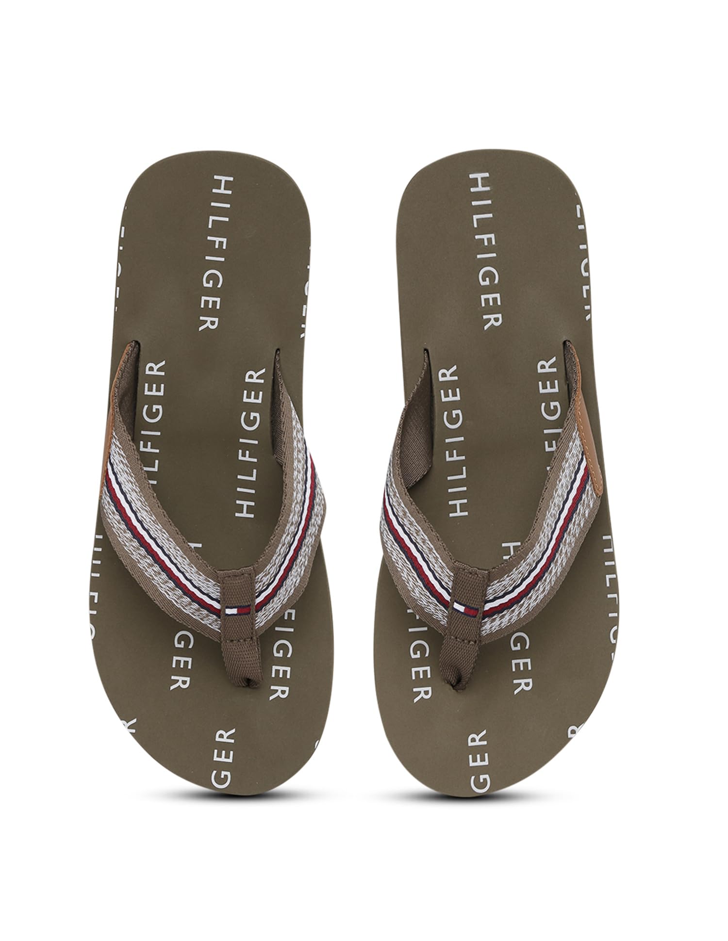 Tommy Hilfiger Khaki Polyester Printed Men Flip Flop (F23HMFW251) Size-44 (B0CLZY3M57) Amazon Price History, Amazon Price Tracker