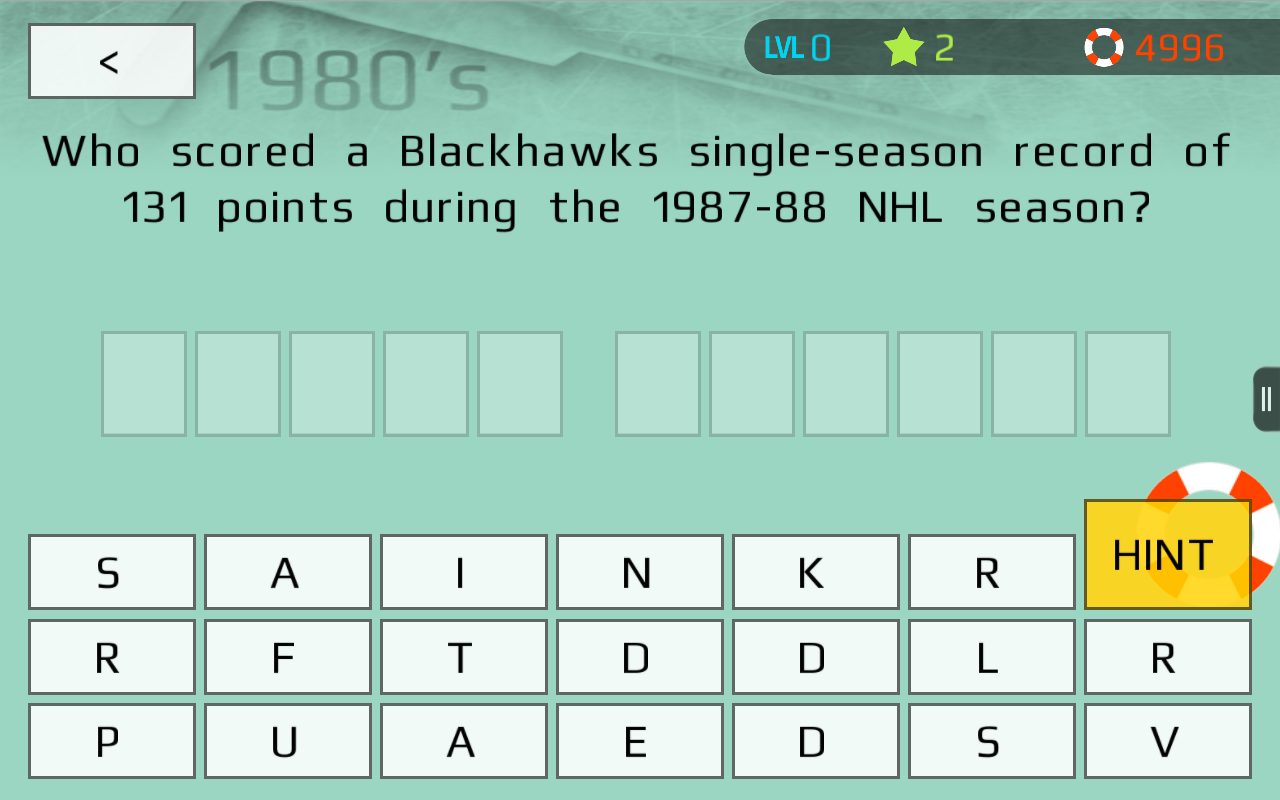 Hockey Trivia Questions Game App on Amazon Appstore