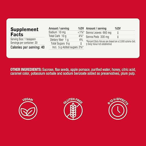 Miniatura 9 de Prunelax / Ciruelax Mermelada laxante de fuerza regular - Laxante de ingredientes naturales sin gluten para estreñimiento ocasional - 10.6 oz