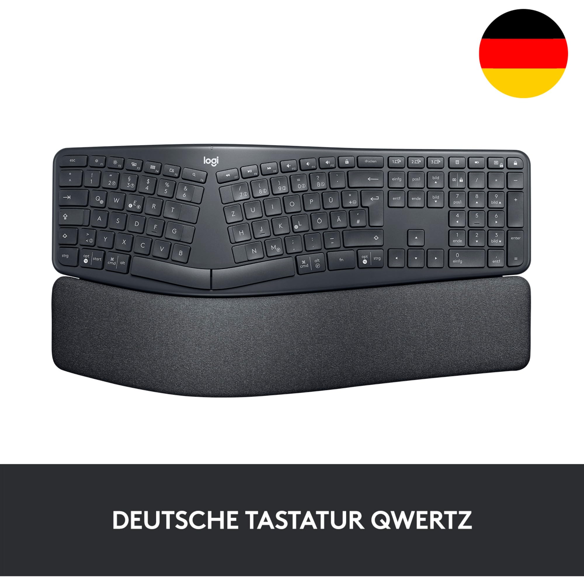 Logitech Bezprzewodowa klawiatura ERGO K860 dla biznesu
