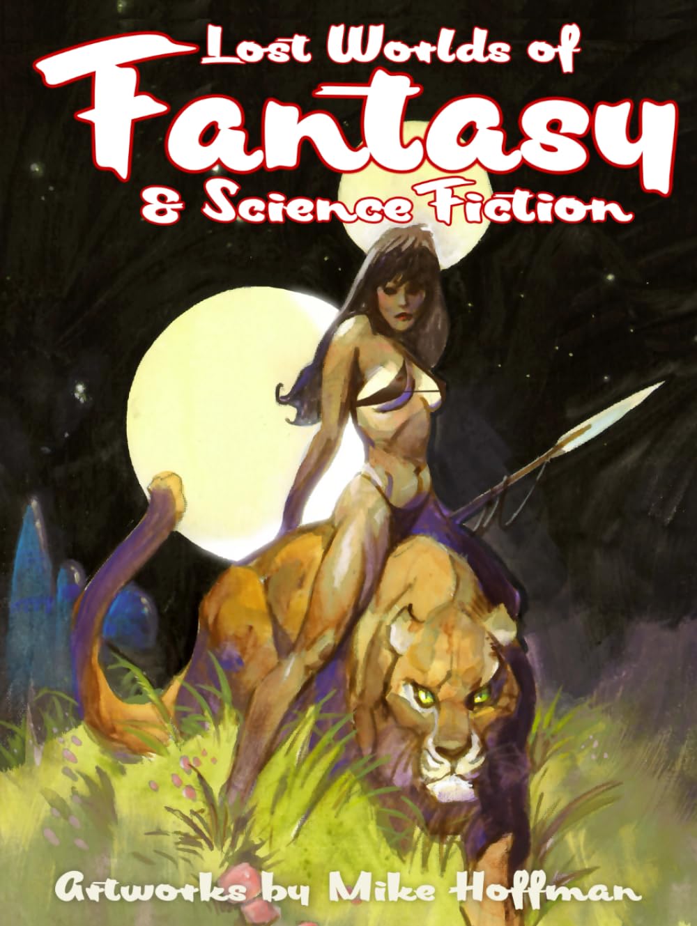 Lost Worlds of Fantasy Mike Hoffman Vol 3 album d'art et de science-fiction rétro broché
