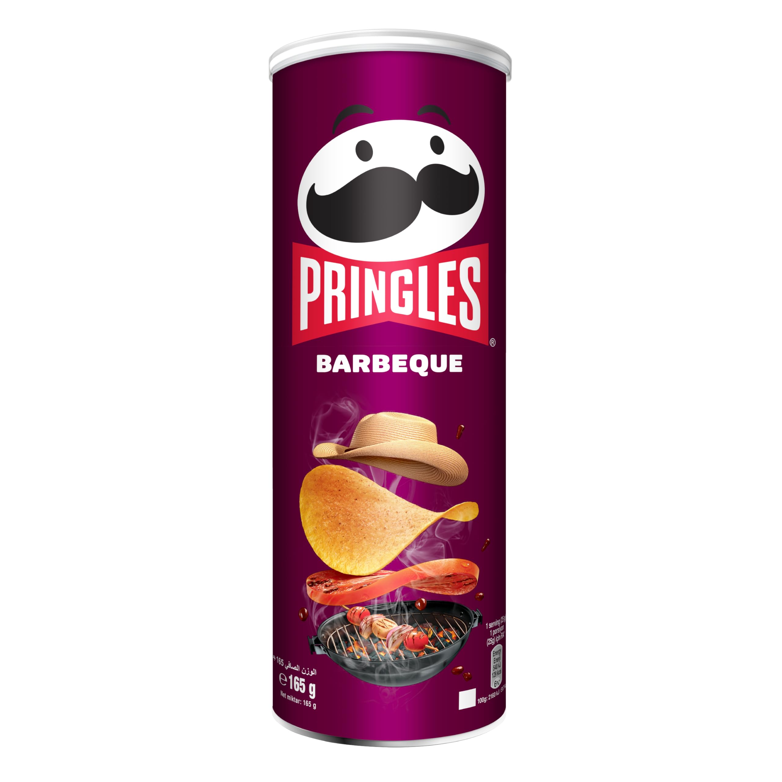 Pringles Barbeque Chips, 165 Grams - Barbecue