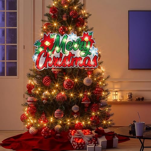 Miniatura 95 de LAMPHOME Silueta de ventana de Navidad con forma de copo de nieve de 17 pulgadas, 20 L, decoración para fiestas, hogar, patio, césped, jardín