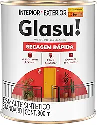 Tinta Esmalte Sintetico Glasu Suvinil Secagem Rápida 900ml Branco Neve