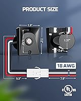 Vista 6 de EDISHINE Accesorios de luz de poste para exteriores, sensor de atardecer a amanecer, interruptor fotoeléctrico para luz de poste al aire libre