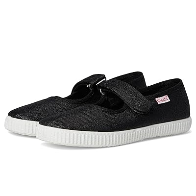 Cienta Kids Shoes 56013 (Infant/Toddler/Little Kid/Big Kid) Girls Shoes Black Metallic