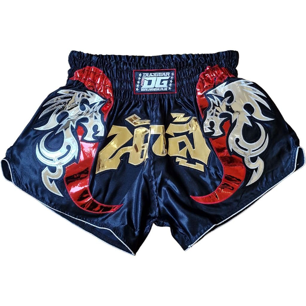 Black Dragon Muay Thai Kickboxing Shorts (S)