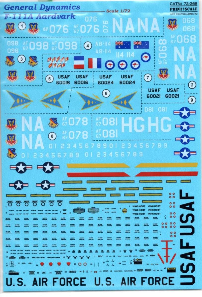 Amazon.co.jp: 1/72 Print Scaleプリントスケールデカール 72-268