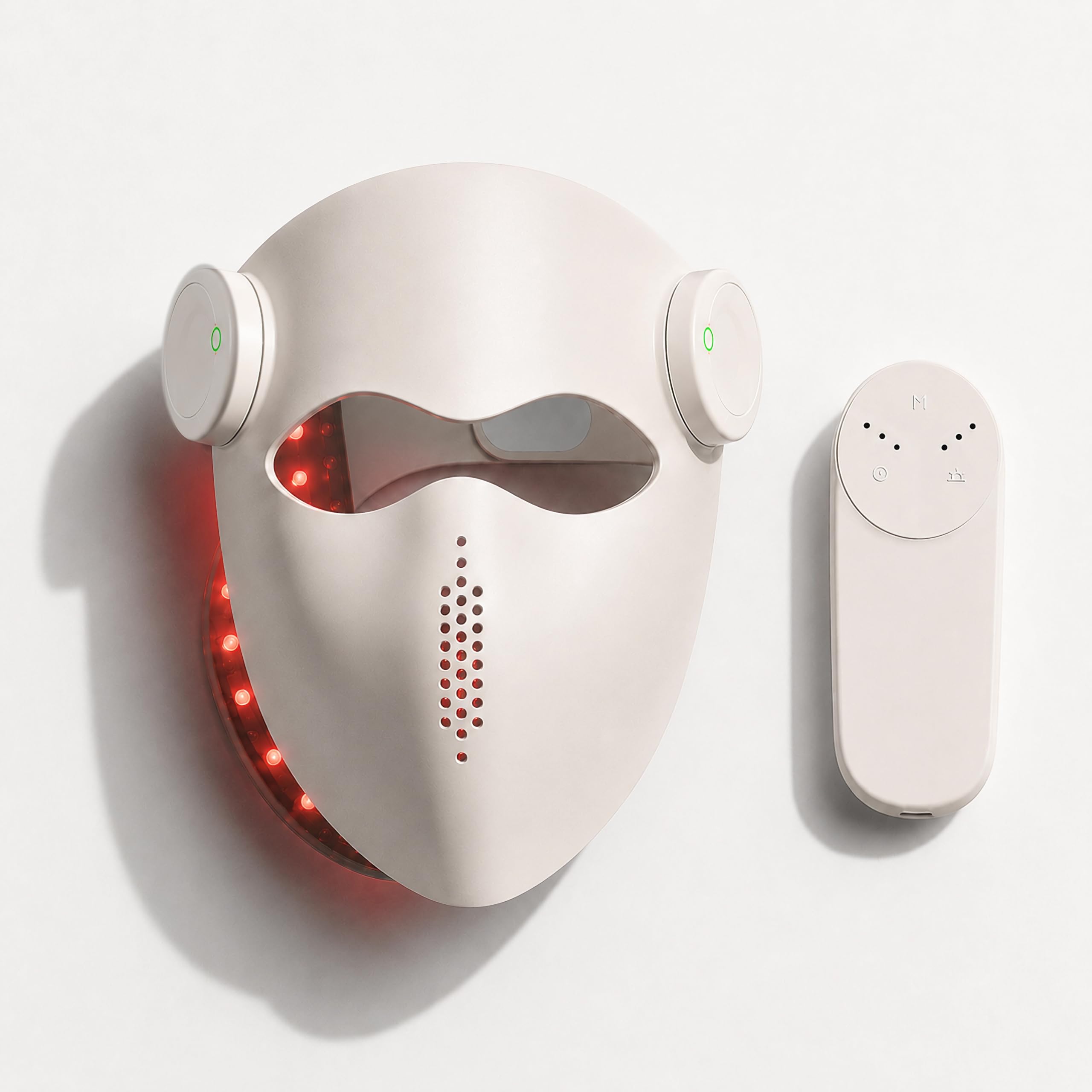 Photo 1 of LED Light Therapy mask, 3 Color Light Modes Mask, Wireless Rechargeable, 3D Facial Fit, Skincare at Home & Travel - (E108A)