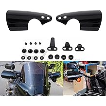 Club Style Handlebar Handguards Upgrade Bracket with Cutouts Compatible with Harley Turn Signals Touring Softail Sportster Dyna 2009+ 2025