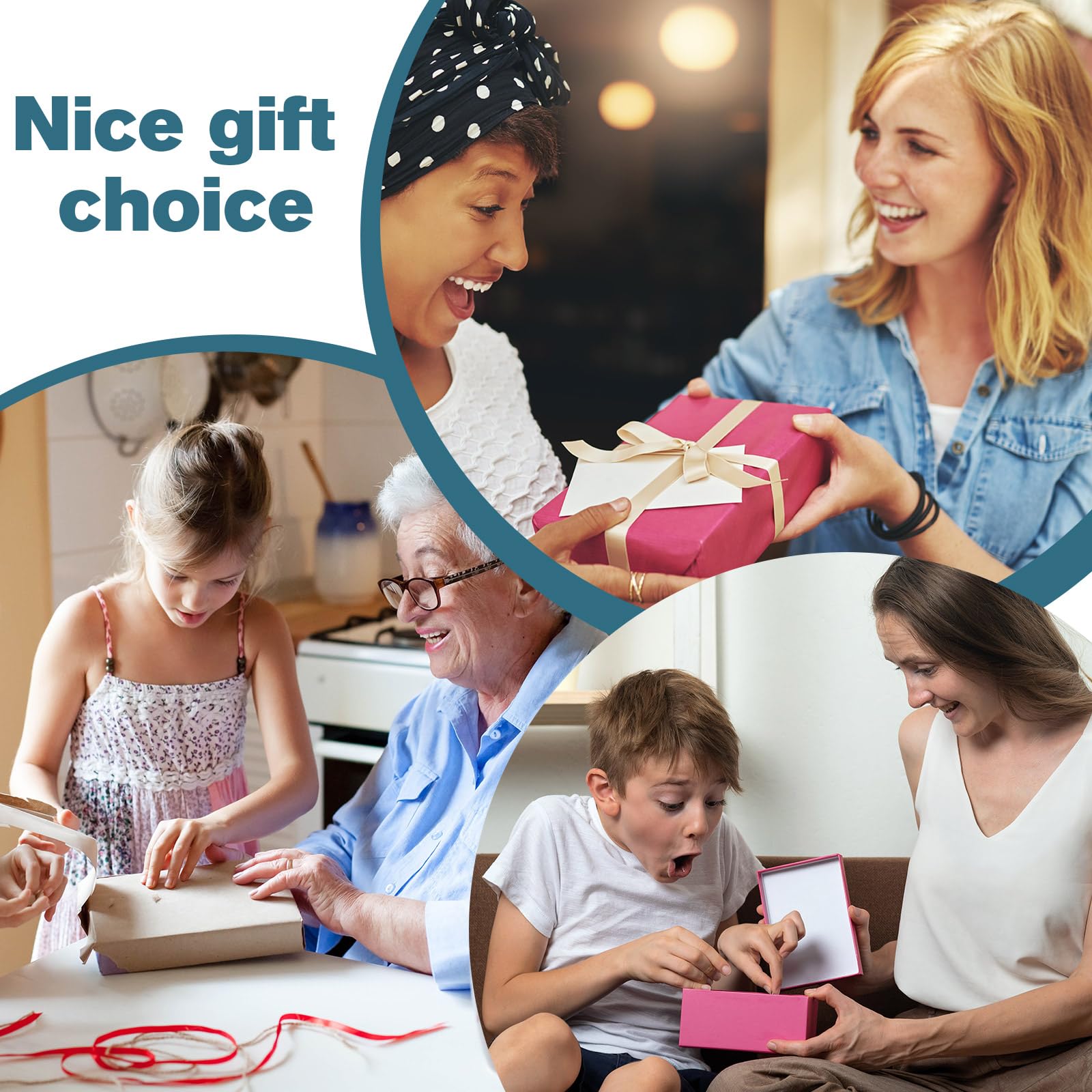Sasylvia 50 Sets Angstzustände inspirierende Geschenke enthalten 50 Daumen-Handschmeichler, 50 inspirierende Etiketten, 50 Organza-Beutel, Ermutigungsgeschenke für Männer und Frauen, Angstlinderung,