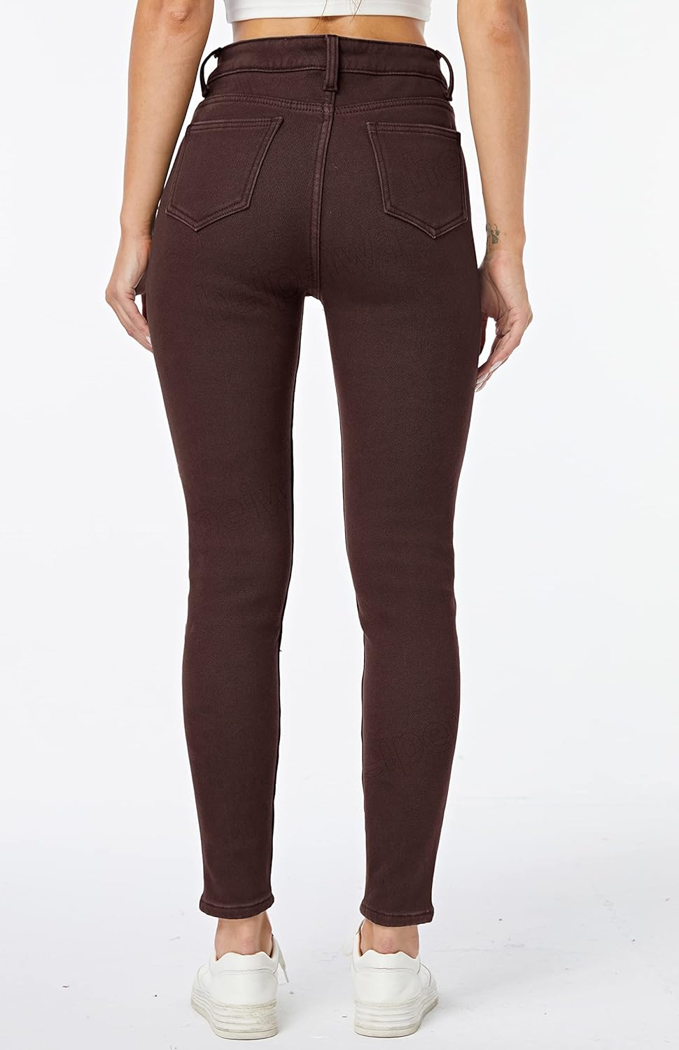 heipeiwa Women’s Winter Jeans Fleece Lined Jeans Thermal Thick Skinny Denim Pants Slim Stretch Warm Jeggings