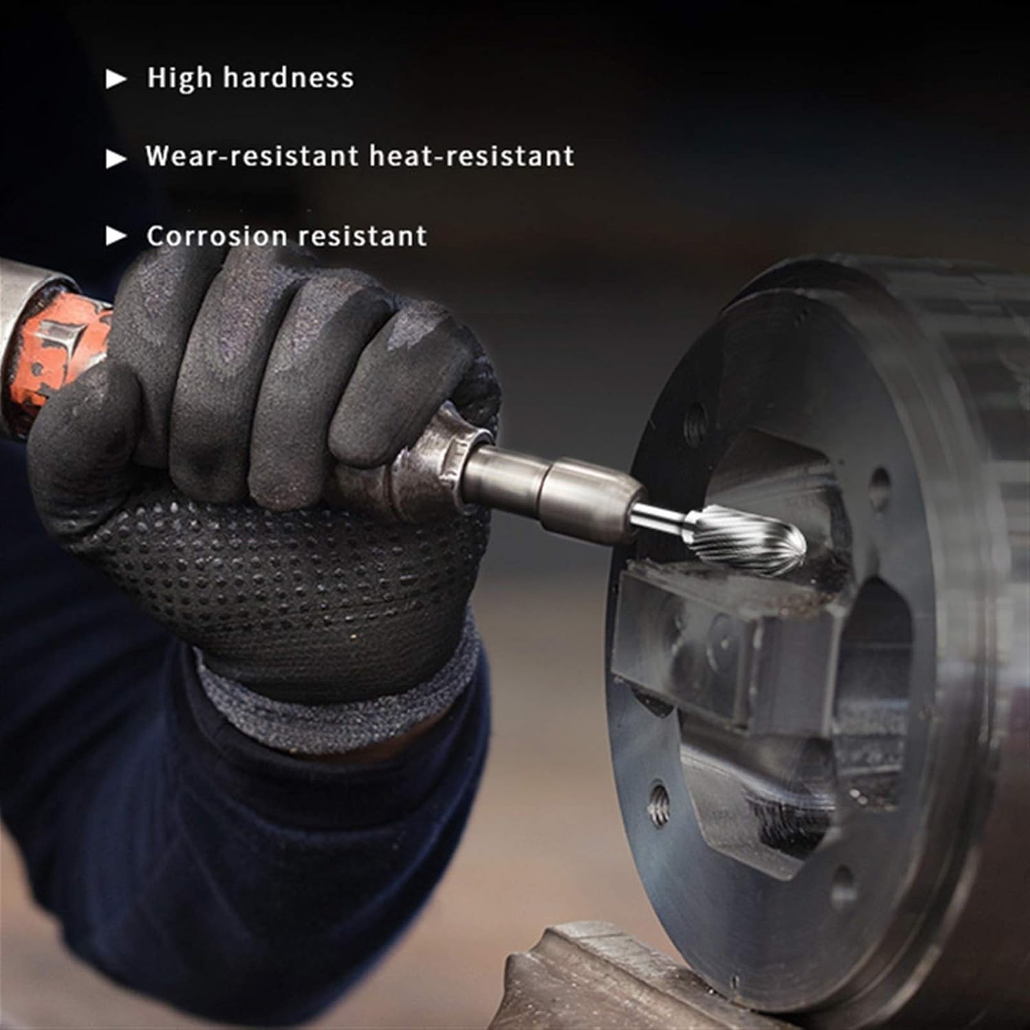 PiWine File Set,Metal File Set,Tungsten Steel Rotary File 1pcs Electric high Carbide Rotary File for Metal and Wood Grinding Rugged File(Color:C1225M06)(Color:C1225m06) (Color : C0820m06)