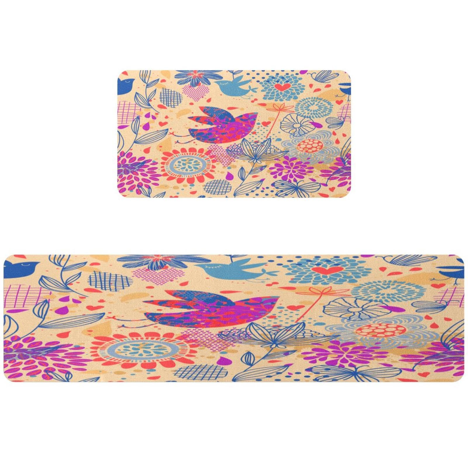 Tapis de cuisine antidérapants et lavables créez une ambiance florale dans votre maison