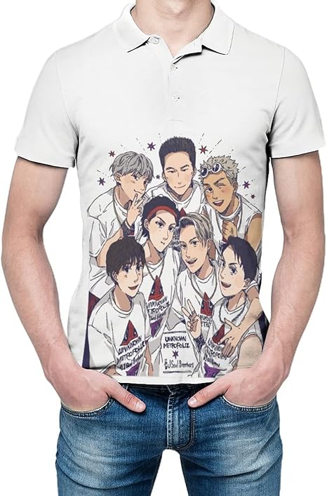 Amazon Co Jp 半袖 ベーシック ライン 三代目 J Soul Brothers ポロシャツ カジュアル 速乾性 通気性 夏 スポーツ アウトドア 普段着 部屋着 シンプルメンズ ファッション