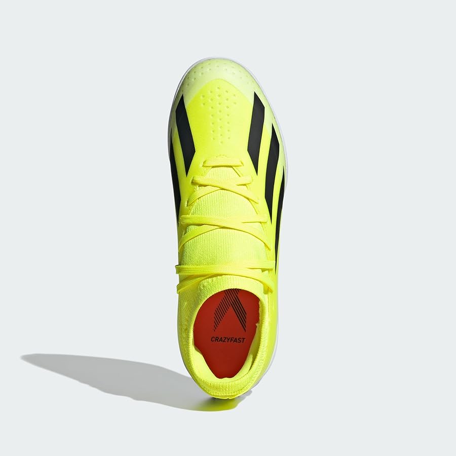 adidas スパイク CRAZY FAST LEAGUE イエロー アディダス エックス クレイジーファスト LEAGUE HG/AG / 土