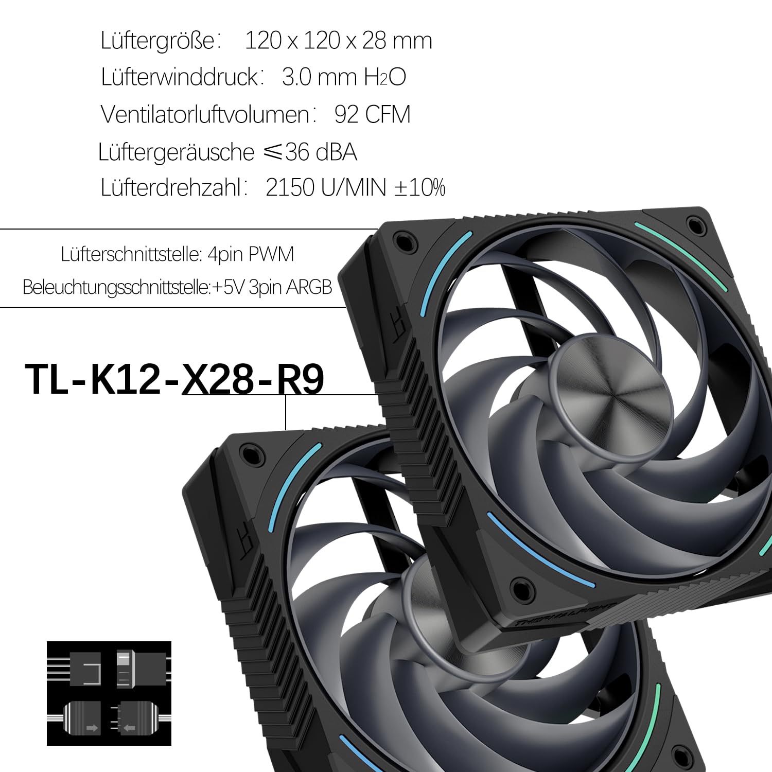 TR-Thermalright Phantom Spirit 120 Vision EVO, chłodzenie CPU, dwie wieże z 7 rurkami cieplnymi, ekran IPS 3,95 cala, dwa wentylatory 120 mm PWM, dla AM5/AM4, Intel LGA1851/1700/1150/1151/1200