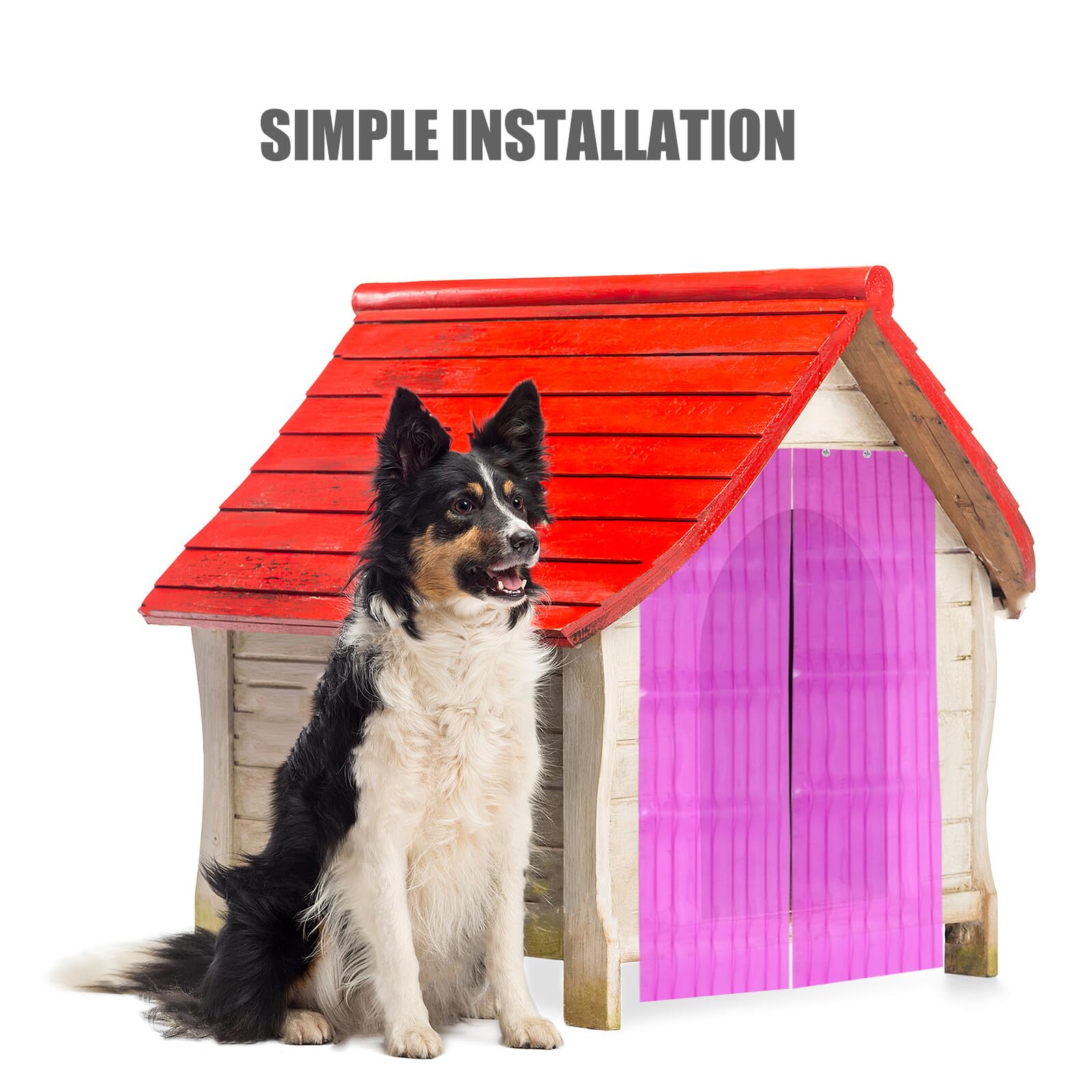 TOYANDONA Große Haustierklappe zum Selberbauen Katzenklappe aus PVC Ersatzklappe für Hundeklappen Türvorhang für Haustierhäuser Zuschneidbare Hundeklappe für DIY