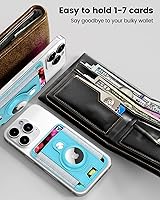 Vista 89 de Soporte magnético para tarjeta magnética para Apple Magsafe iPhone 14 Pro Max/14 Plus/14 Pro/14, 13 Max/13 Pro/13, 12 Max/12 Pro/12, accesorio