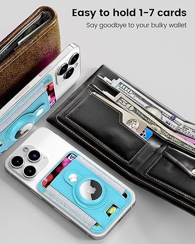 Miniatura 5 de Cartera magnética para teléfono Apple MagSafe, tarjetero para iPhone 15 Pro Max15 Plus15 Pro15, 14 Pro Max14 Plus14 Pro14, 13 Pro Max13 Pro13 Pro13,