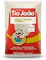 Arroz Branco Tio João Grãos Nobres - 2kg