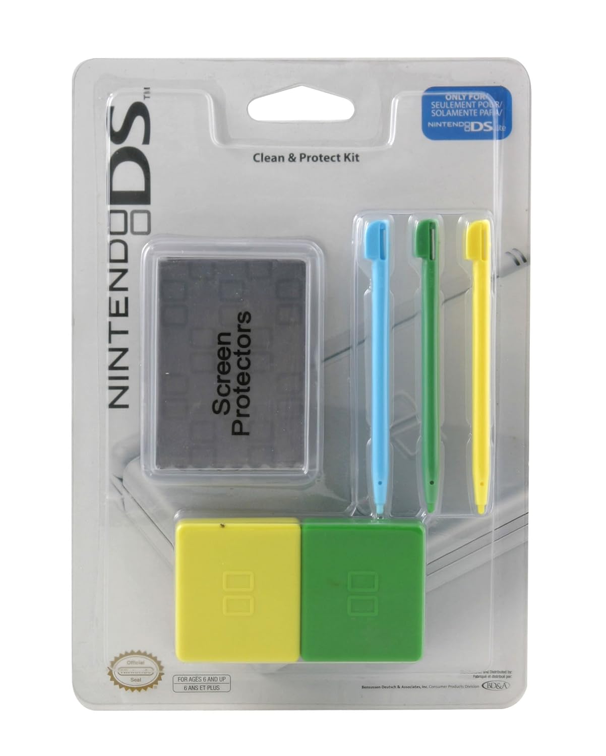 PowerA DS Lite Clean & Protect - Blue/Red