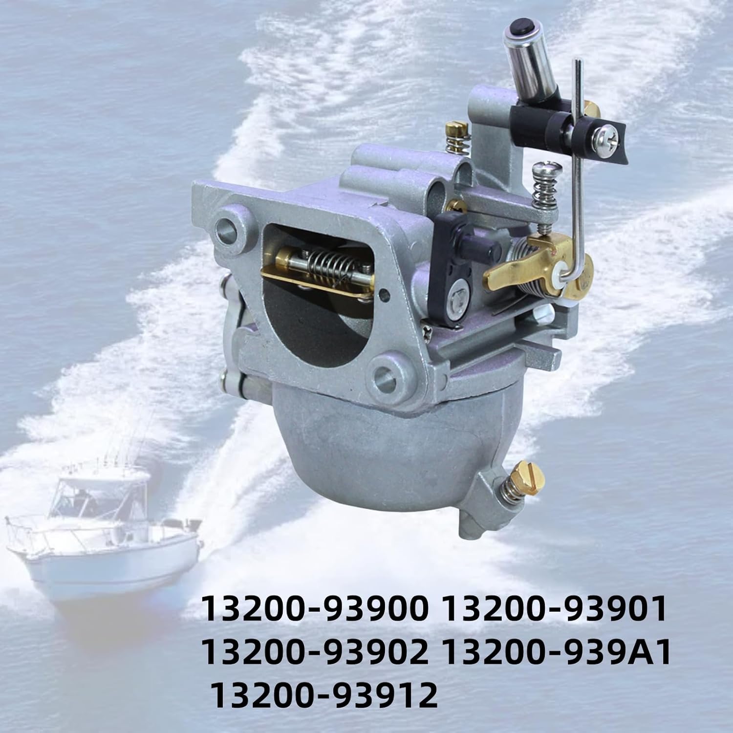 Boat Motor Carburetor 13200-93900 13200-93901 13200-93902 13200-939A1 13200-93912 for Suzuki DT9.9 DT15 9.9HP 15HP 2 Stroke Outboard Engine 1983-1993