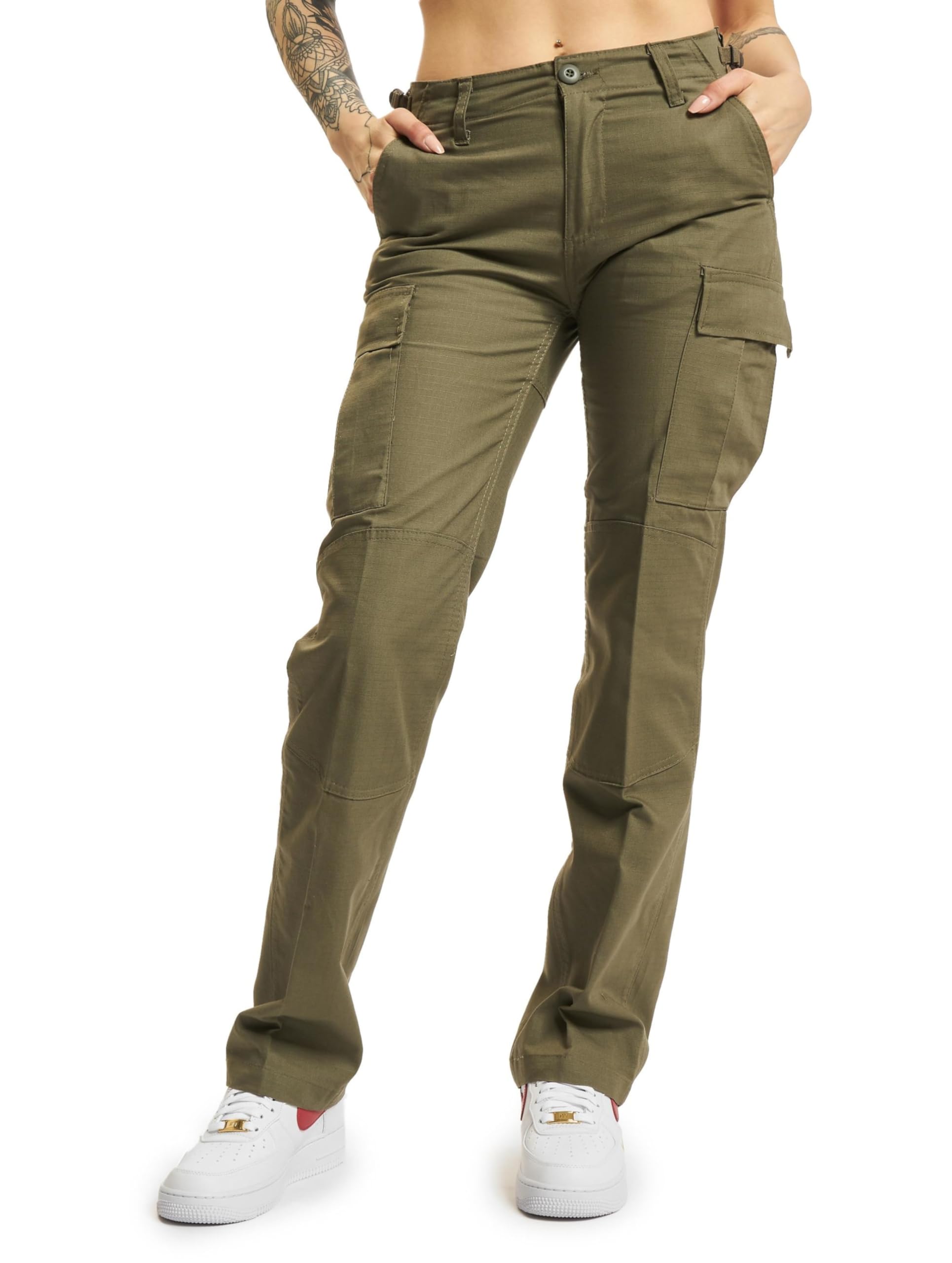 Brandit Cargohose Damen BDU Ripstop Trouser, 1-tlg – wasserabweisendes Ripstop Material
