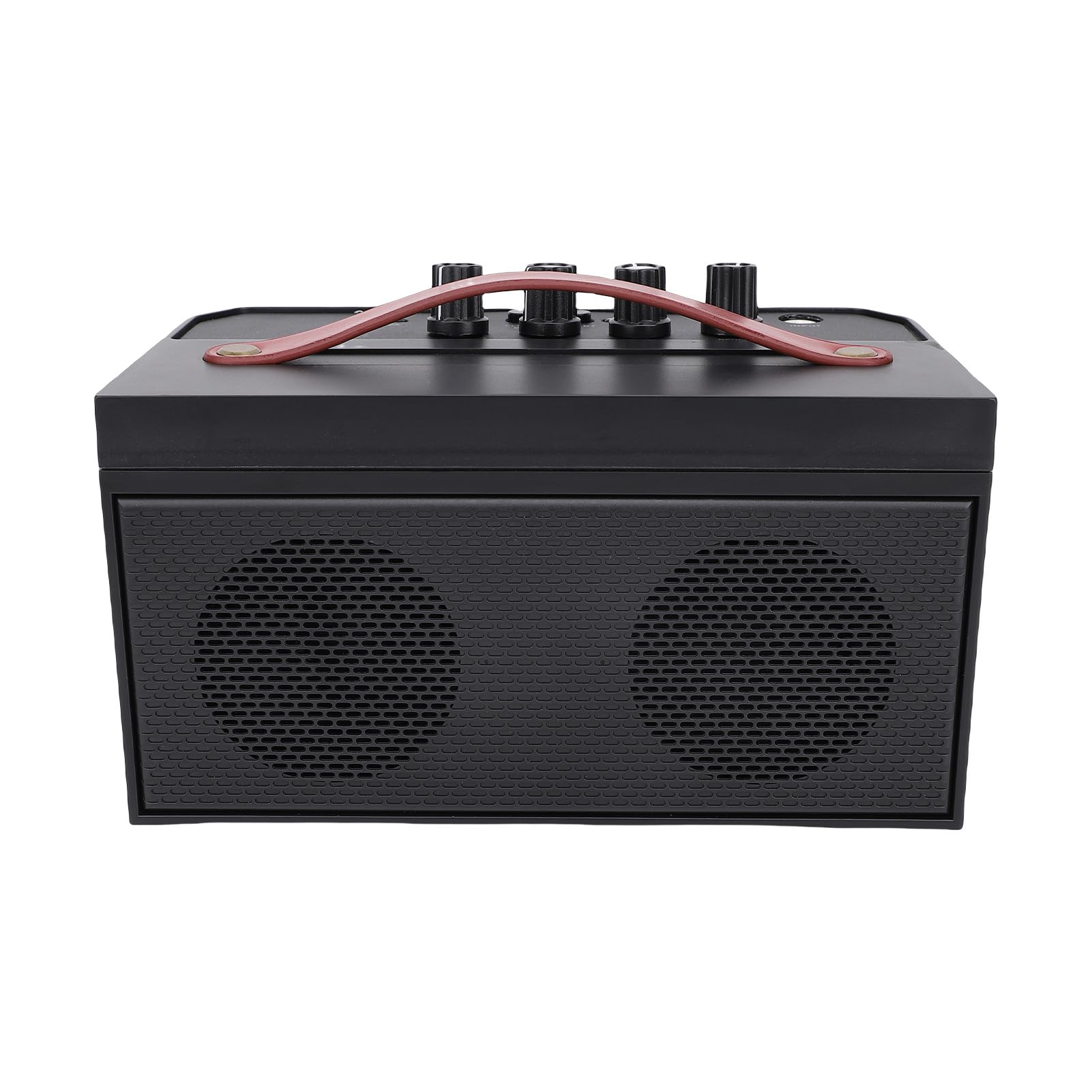Fockety Haut-Parleur de Guitare 30 W, Ampli de Guitare électro-Acoustique avec Distorsion de Réverbération, Son Clair BT 5.0, Haut-Parleur Portable pour Entraînement Quotidien et