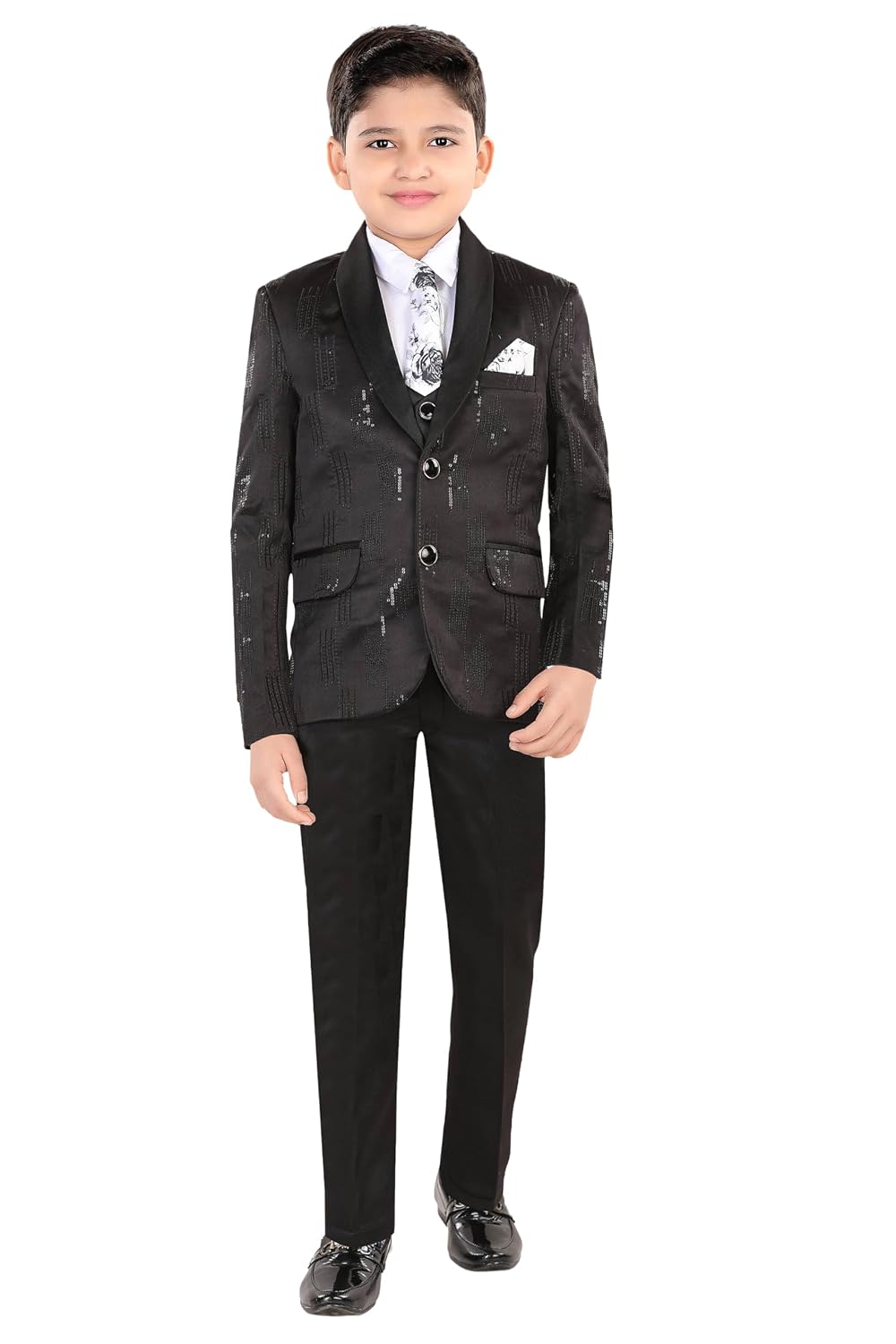 Joley Poley Boys Suit Set 5 Piece – Kids Formal Coat Pant Set with Blazer, Waistcoat, Shirt, Trouser & Tie | Kids Suit Set... - Review, Price and Buying Guide
